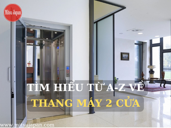 thang máy hai cửa Mitsu Nhật Bản