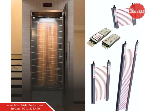 Cảm biến cửa thang máy an toàn đa điểm, phát hiện vật cản nhỏ để tránh kẹp tay, kẹp chân khi cửa đóng