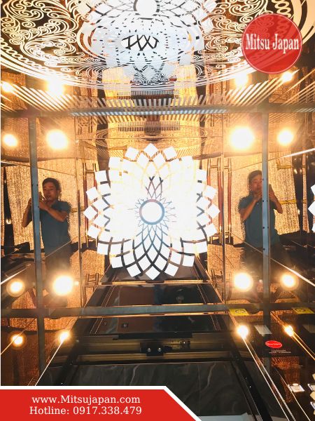 kích thước hố thang và cabin tiêu chuẩn cho thang máy 350kg