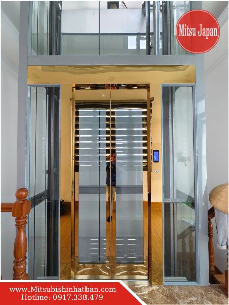 Thang máy Fuji chính hãng thiết kế sang trọng, vận hành êm ái, tiết kiệm điện